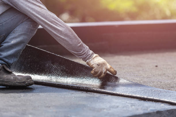 Professional Basement Waterproofing technician working in Verona, WI